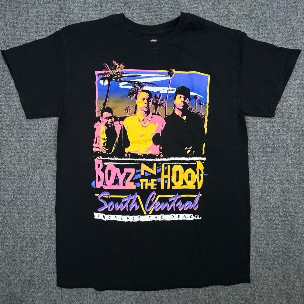 BOYZ N THE HOOD Adult Men's M T-Shirt Philcos‎ Graphic Tee Movie Ice Cube
